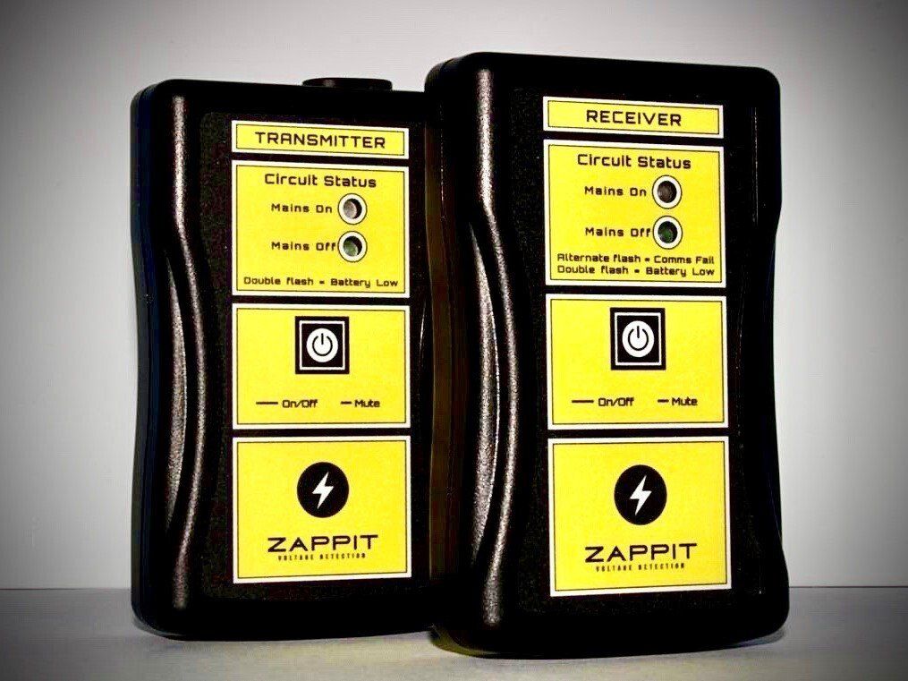 two black zappit devices