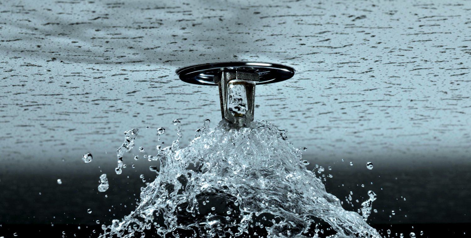 Fire Sprinkler System in action