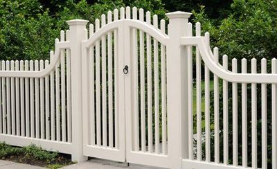 Wooden gates