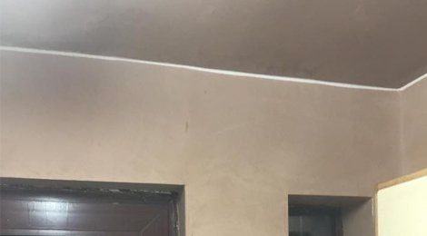 A professionally plastered wall