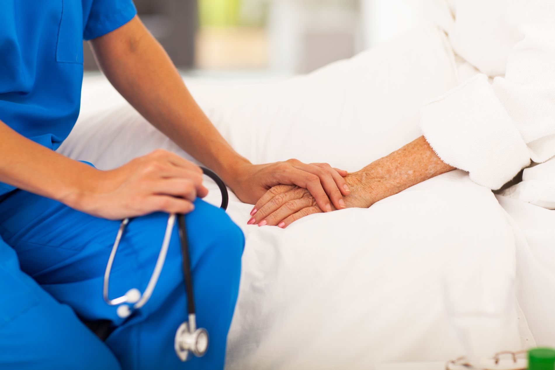in home caregiver and client