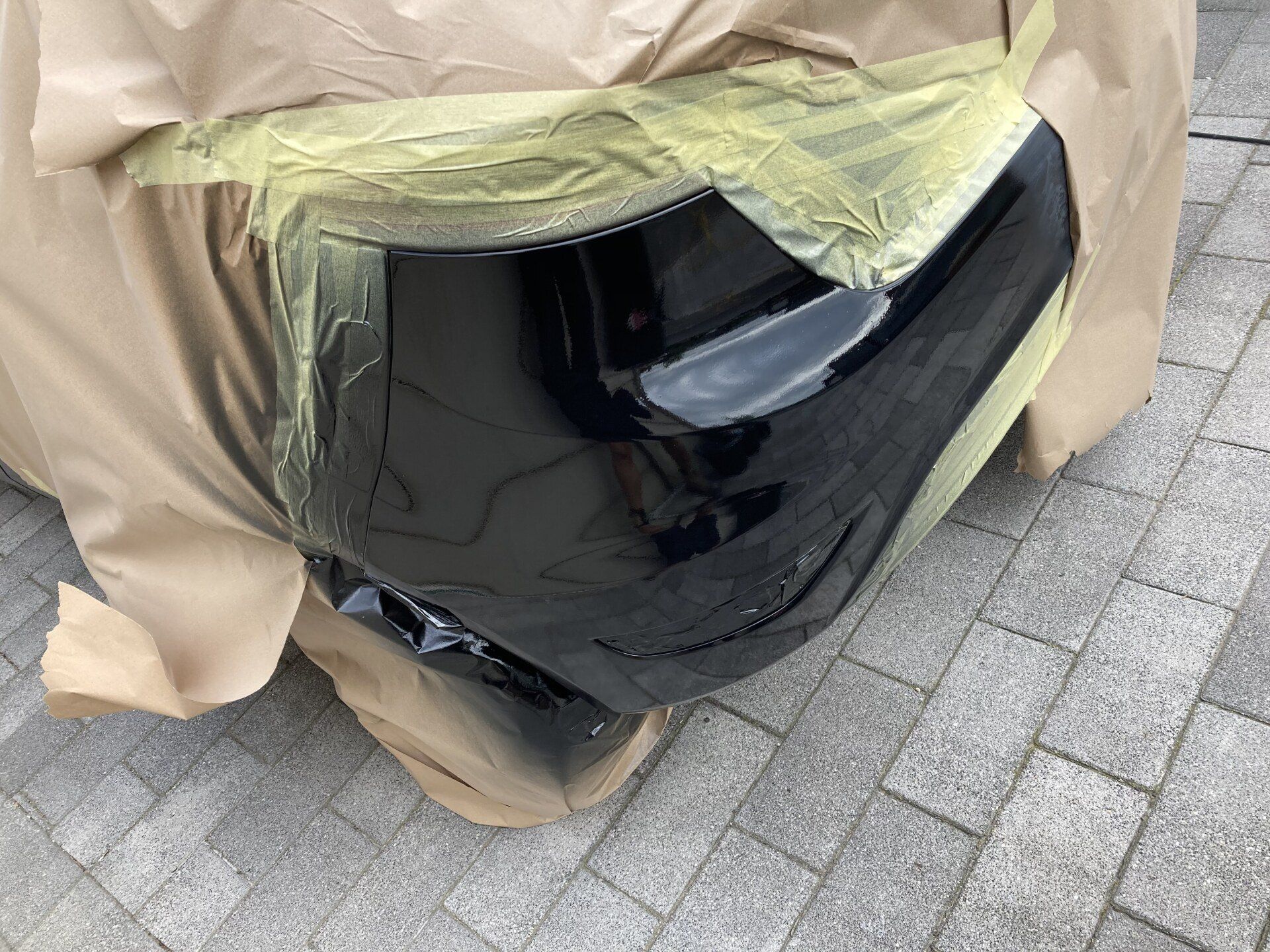 paintwork job in progress