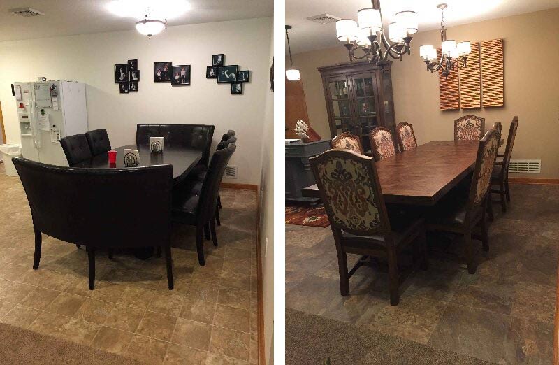 Kitchen Design — Dining Area in Poland, OH