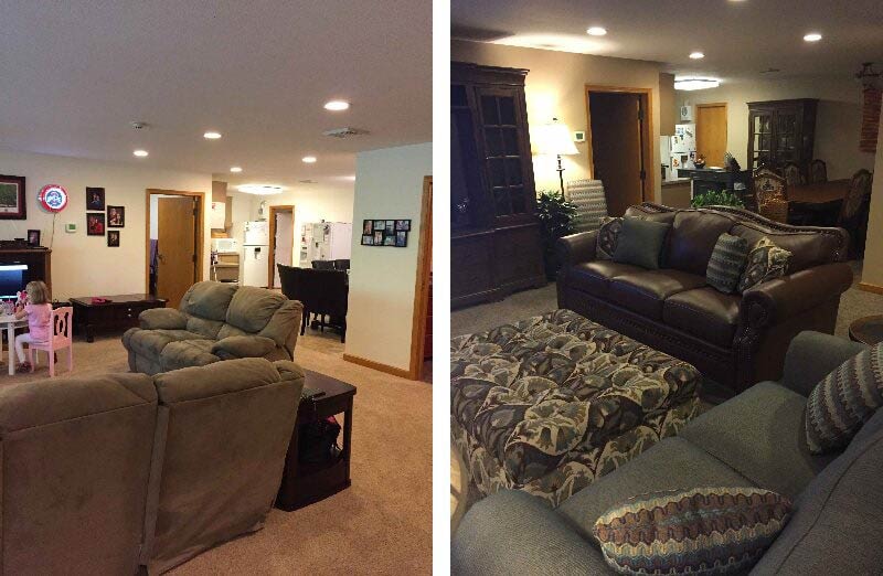 Living Room Design — Living Room Area in Poland, OH