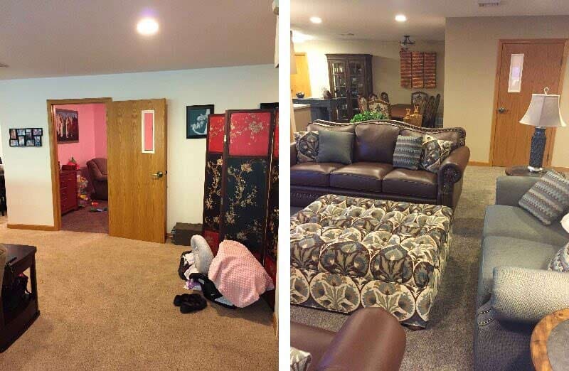 Living Room Interior Design — Living Room with Couch in Poland, OH