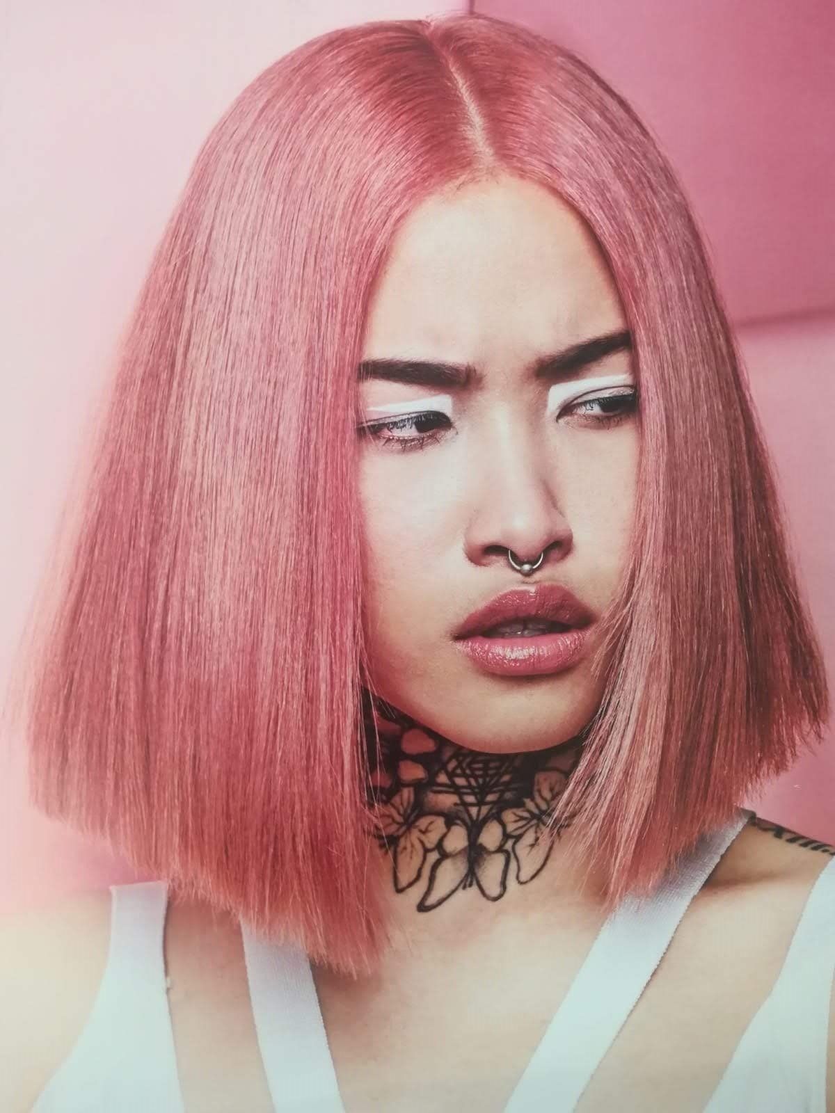 Caschetto rosa