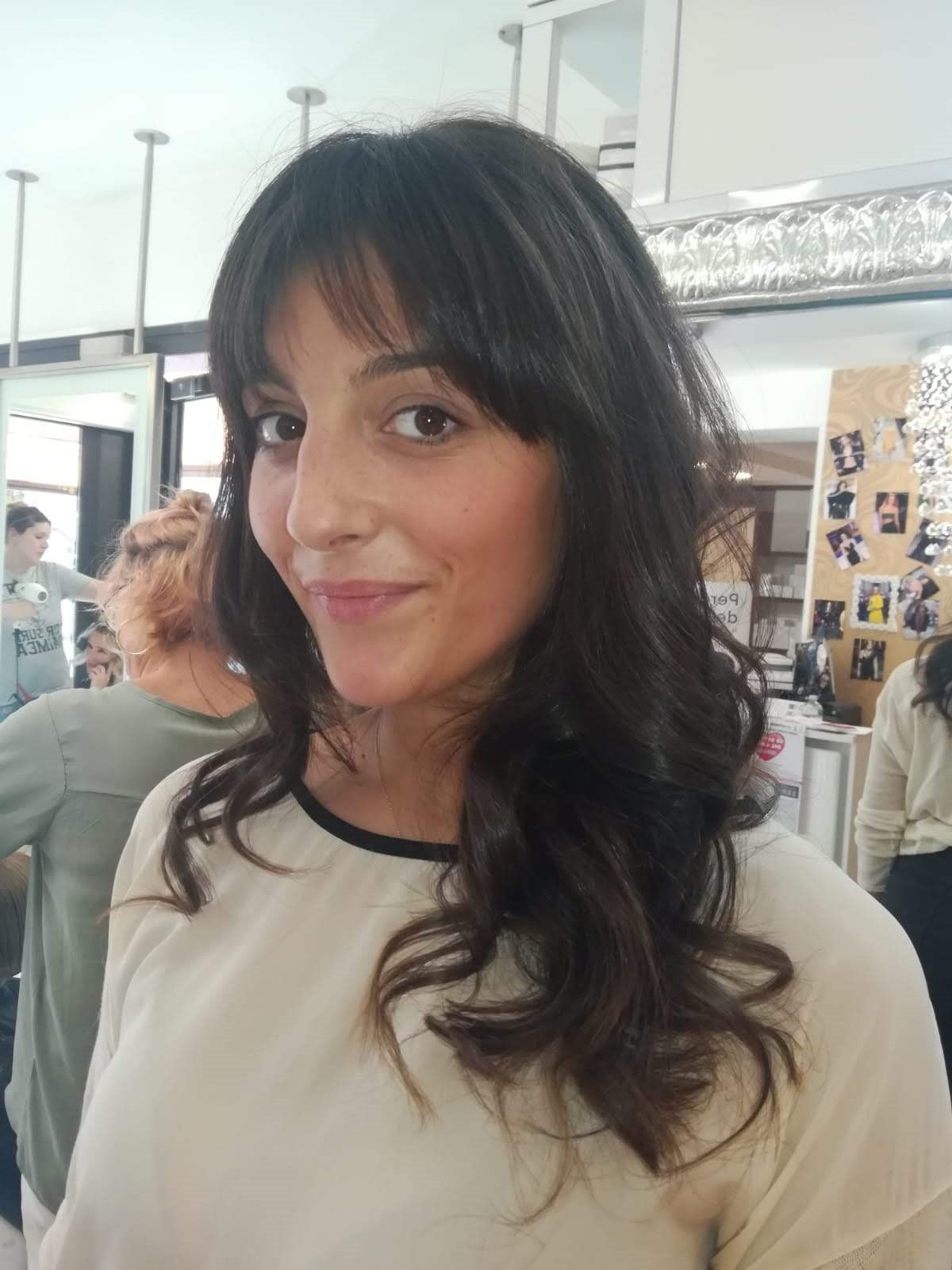 Capelli lunghi con grangia