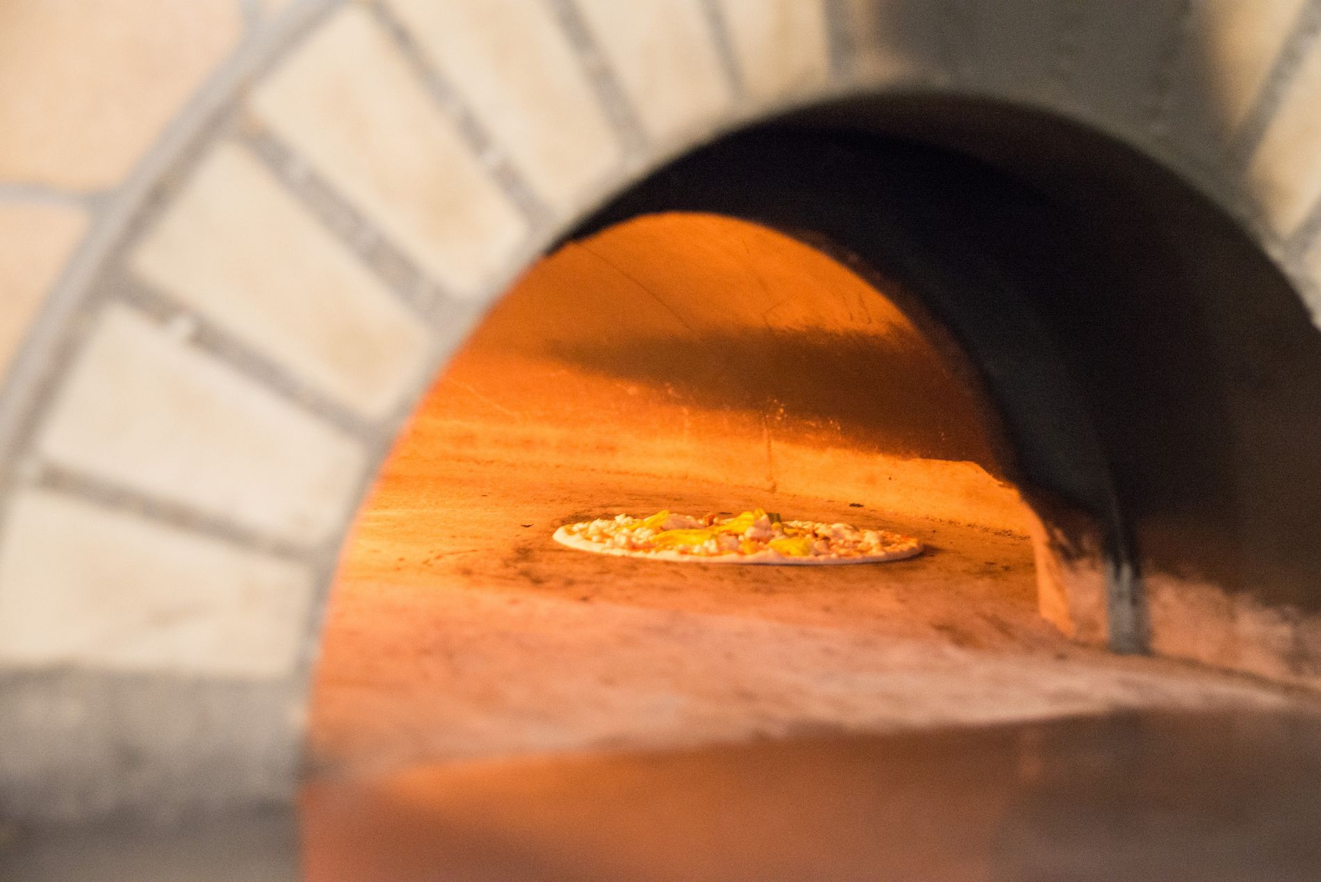 wood-fired pizza oven