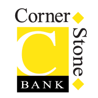 Cornerstone Bank logo.