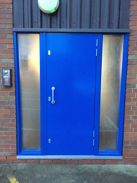 Security personnel doors