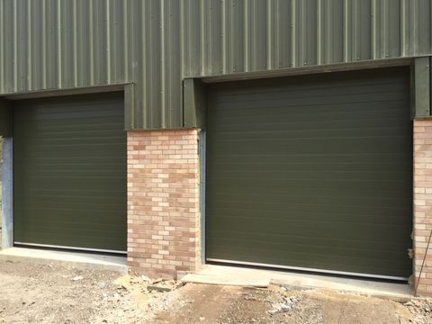 Sectional overhead doors