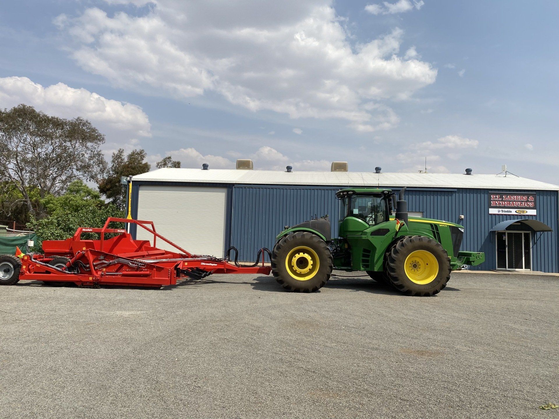 red tractor