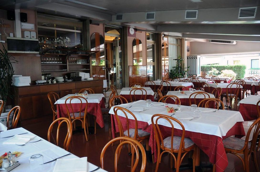 spazio esterno del ristorante
