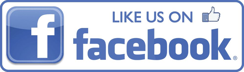 A facebook logo that says like us on facebook