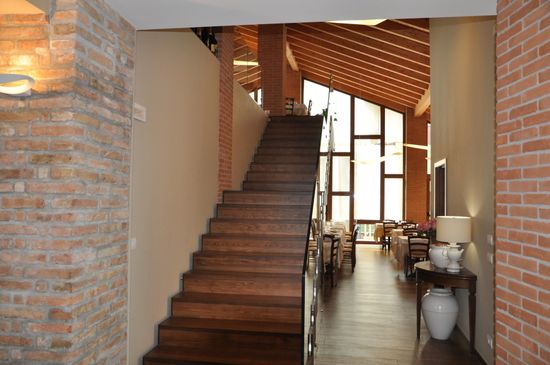 Interni della trattoria