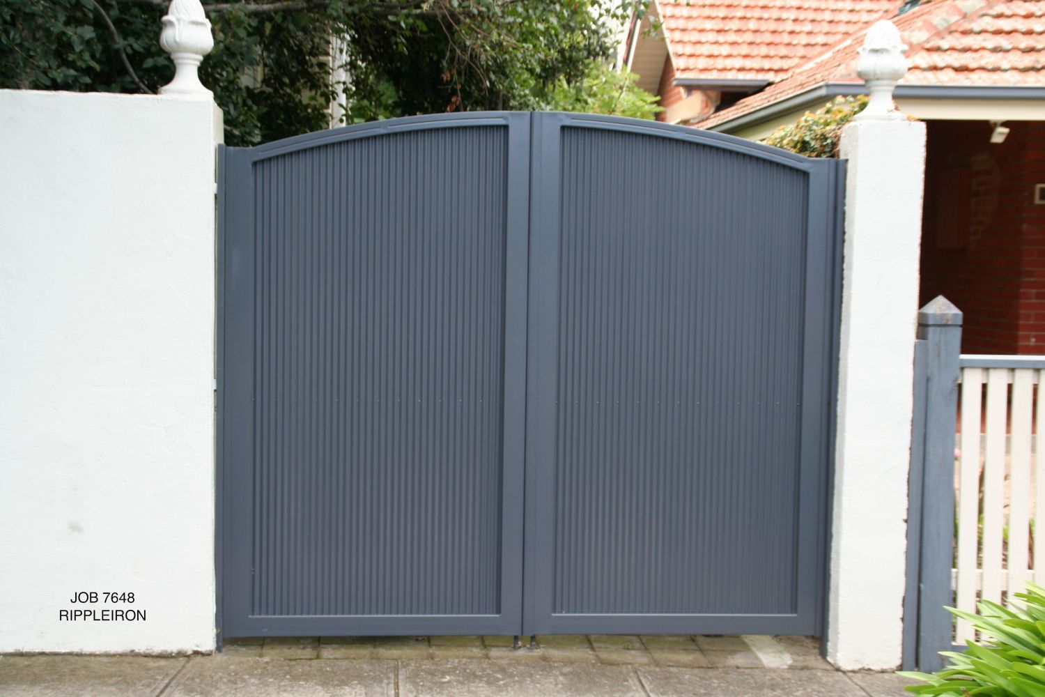 solid dark fence
