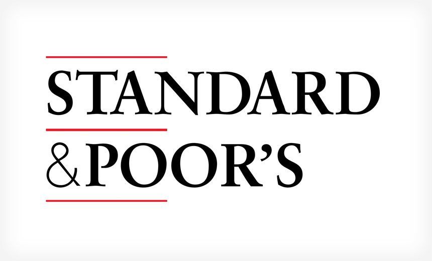 S&P Standard & Poor's logo, the wealth rating agency