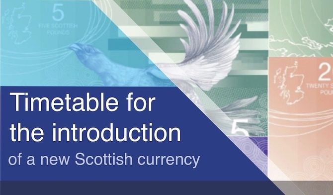 Timetable Timetable for the introduction of a new Scottish currency