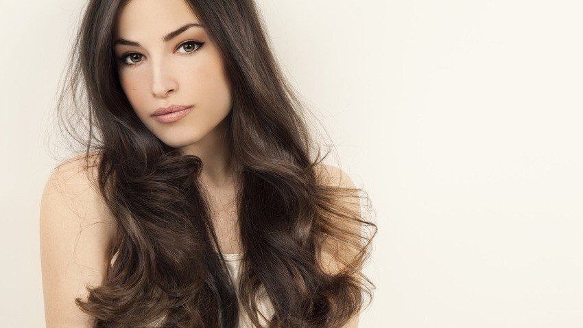 a lady with beautiful hair