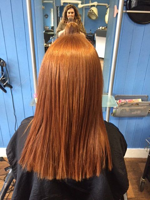 straight hair