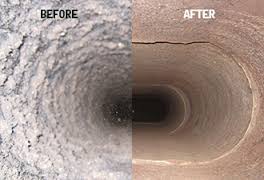 Before And After Shot Of Chimney — Grants Pass, OR — Abbey Road's Clean Air, LLC Before And After Shot Of Chimney — Grants Pass, OR — Abbey Road's Clean Air, LLC