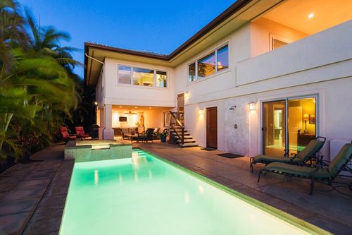house with swimming pool