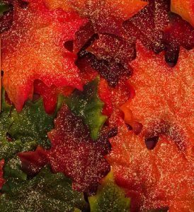 Glitter Leaves