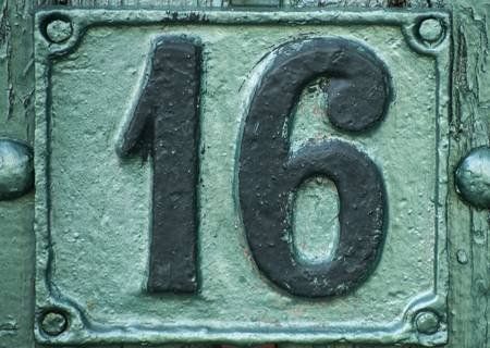 House Number Painted Board