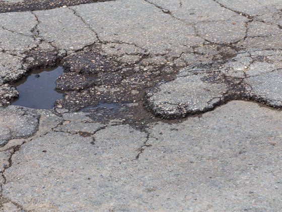 asphalt road
