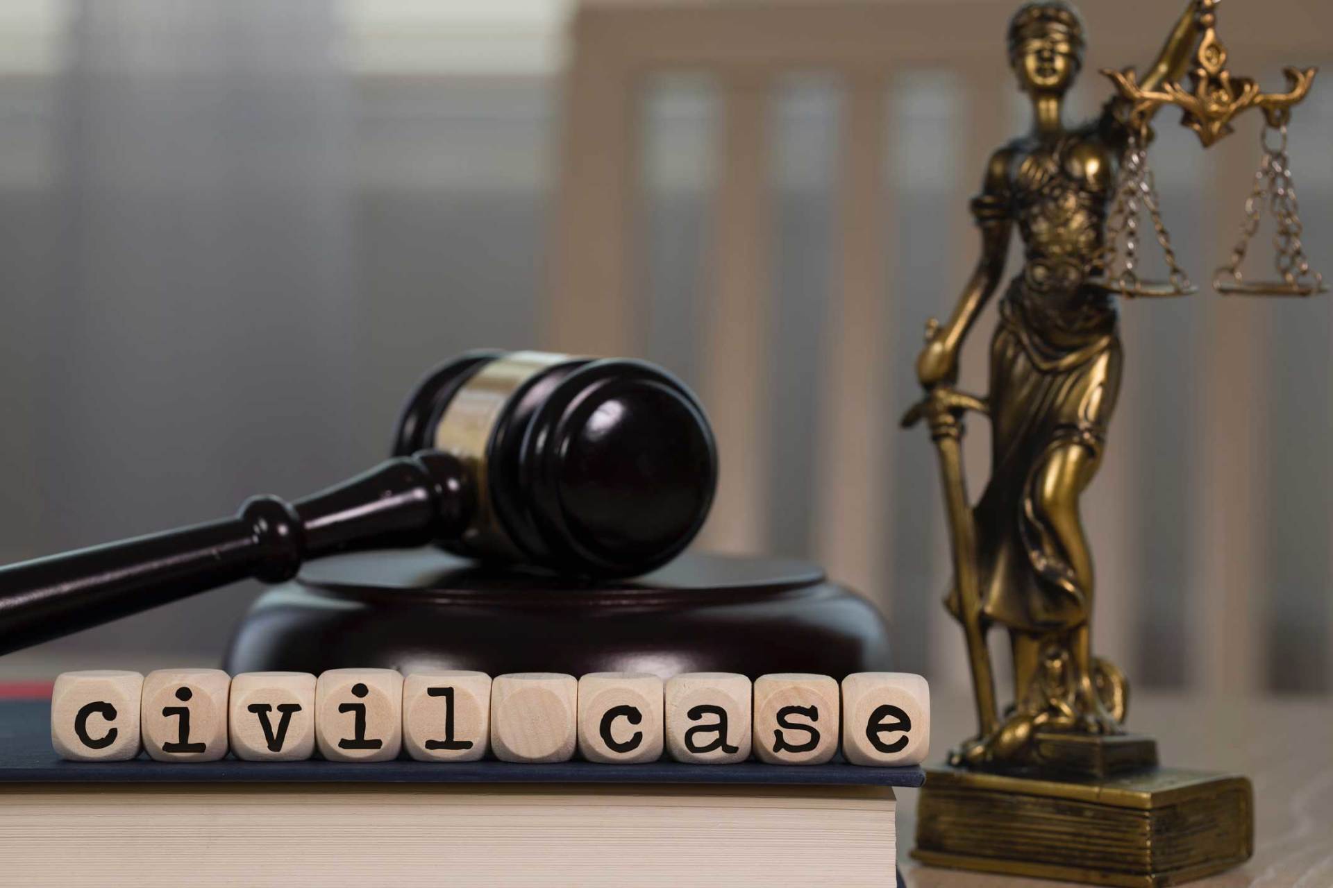 Civil Case Words Composed of Wooden Dices — Huntsville, AL — Elissa Green Attorney at Law