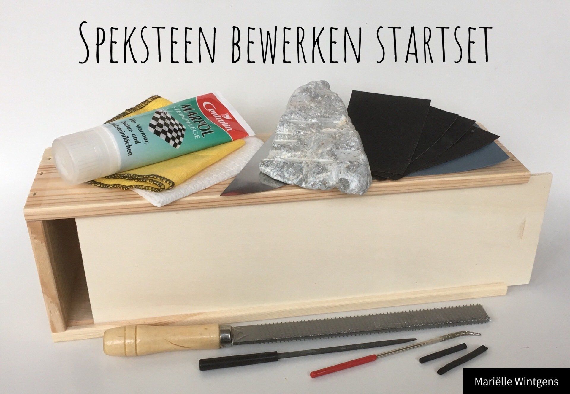 Startset speksteen bewerken
