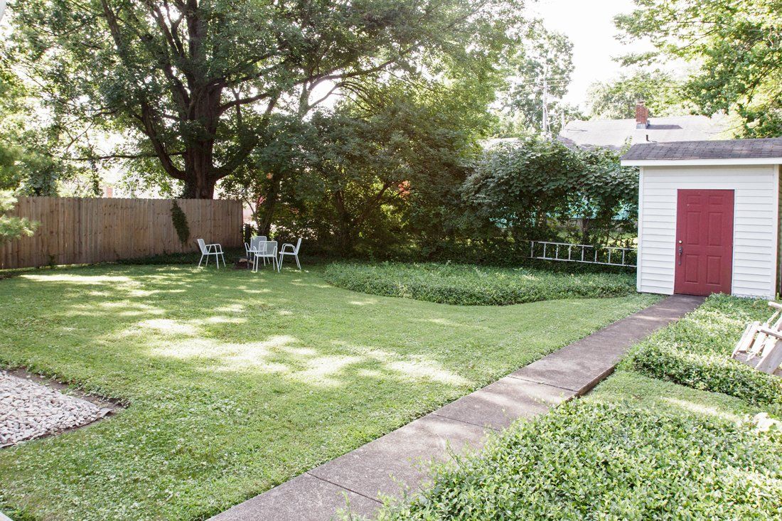 backyard of miami student rental