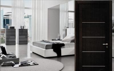 Porta per camera da letto in primo piano