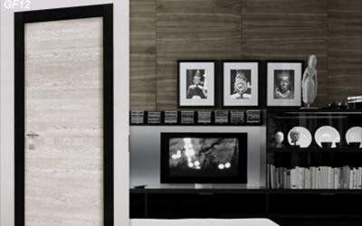 Porta in linea con l'arredo living