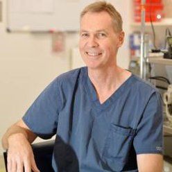 Doctor smiling and posing