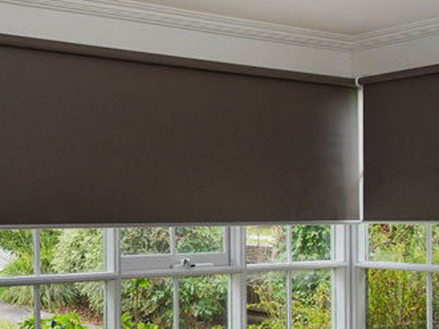 glass door brown