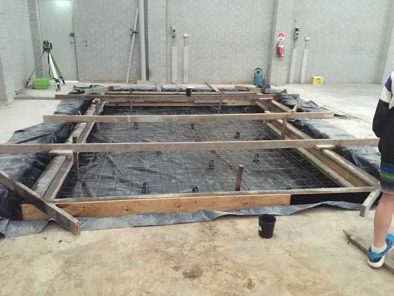 concrete project in progress
