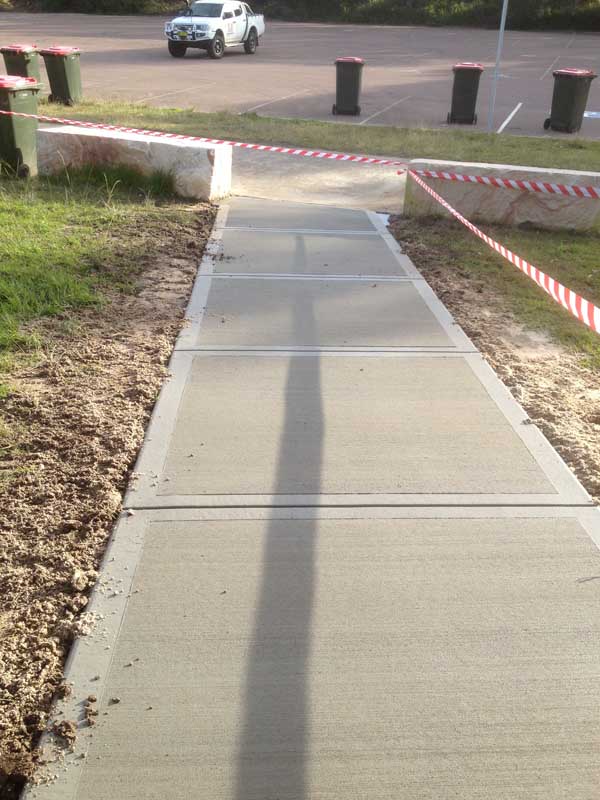 new sidewalk