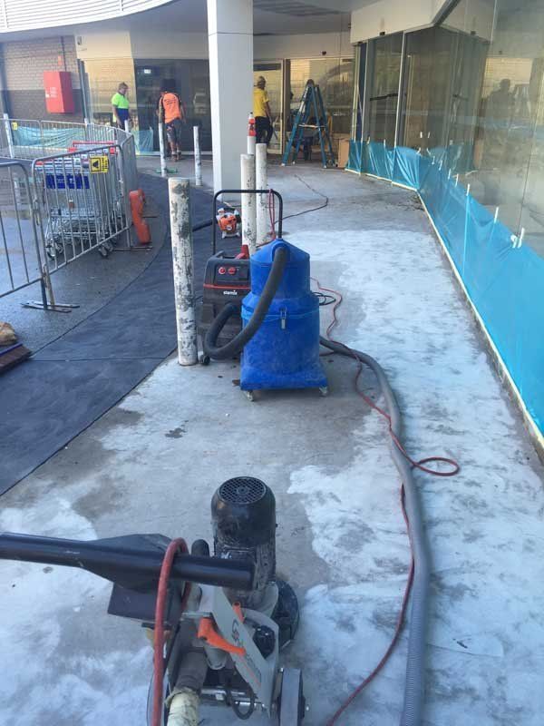 concrete installatio