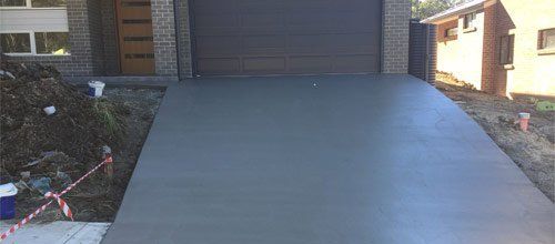 new concrete driveway