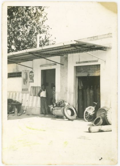 Foto storica dell'officina auto Rubicone Gomme