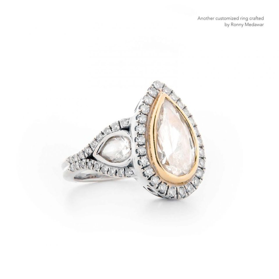 Custom designed jewelry at Medawars.