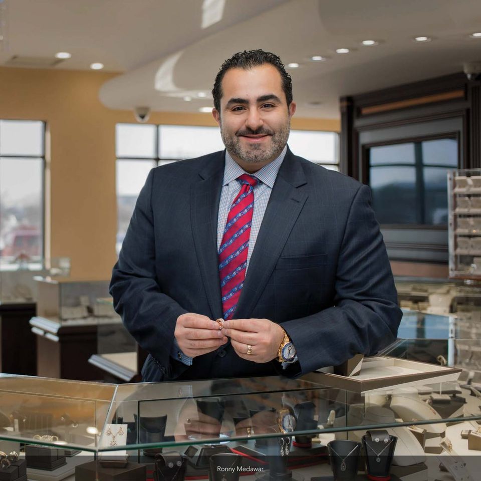 Custom designed jewelry at Medawars.