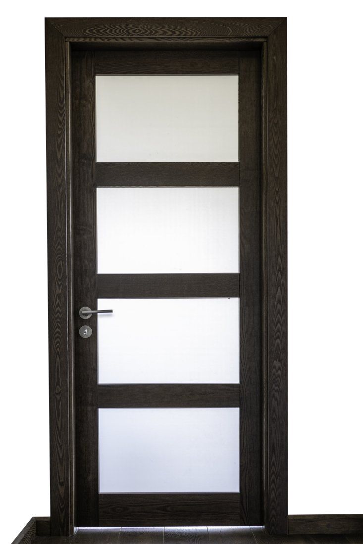Wooden door production