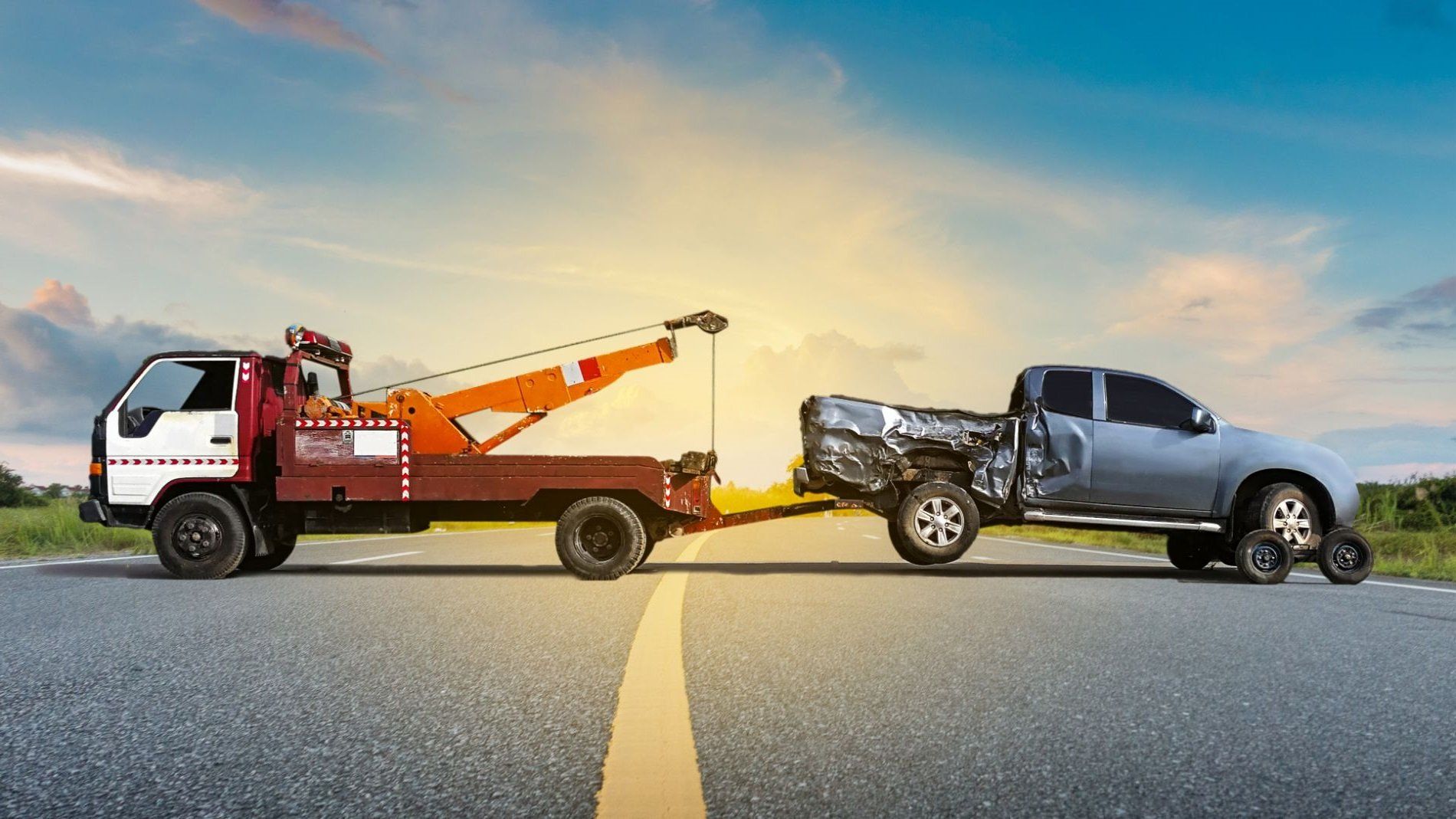 auto recuperata con carroattrezzi