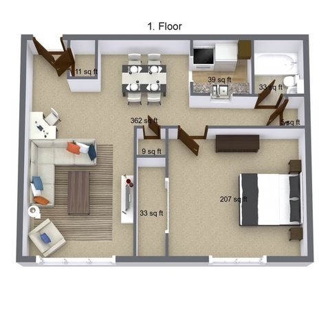 one bedroom XL