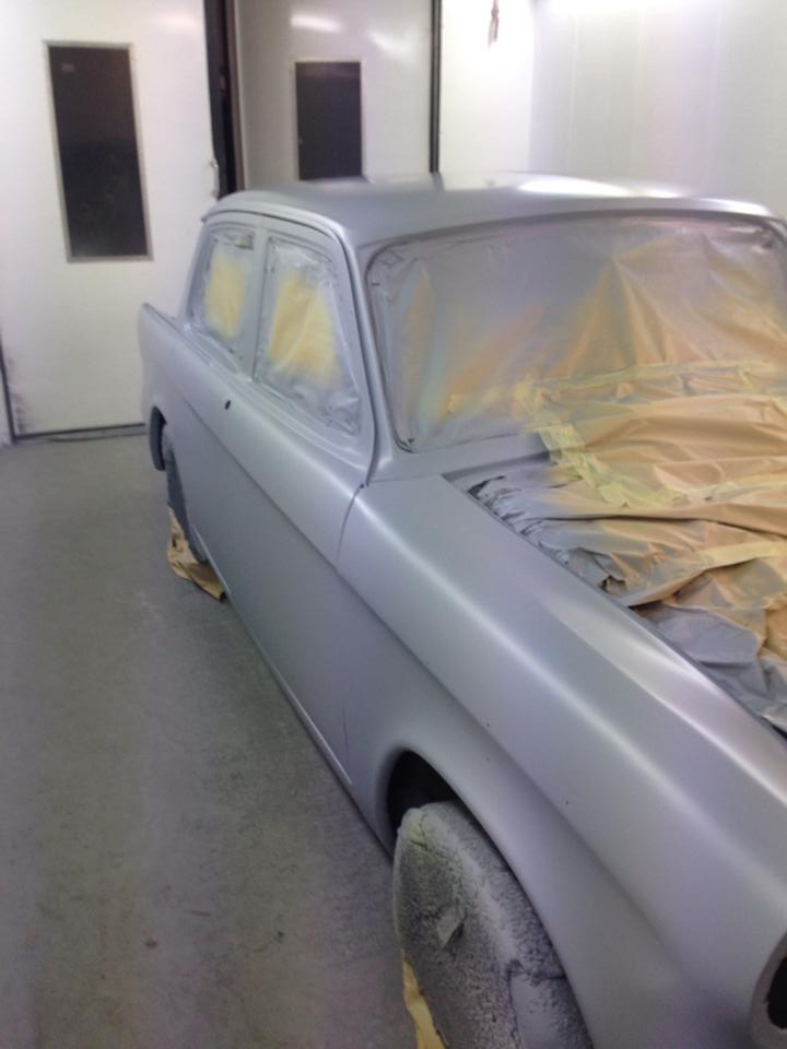 car being painted