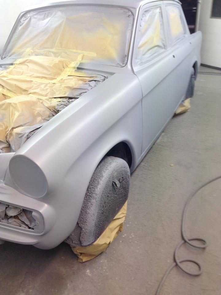 car being painted