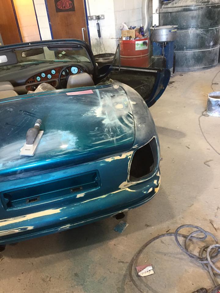 car with body damage