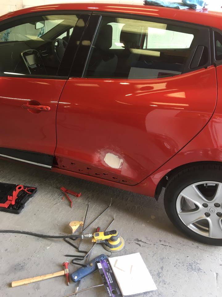 scratches on car